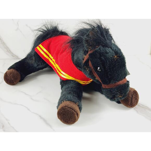 Wells Fargo Mike Legendary Black Pony w/ Tags 15" Plush Toy Stuffed Animal 2016 - Picture 4 of 16